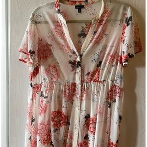 Torrid high low hem cover up size 00